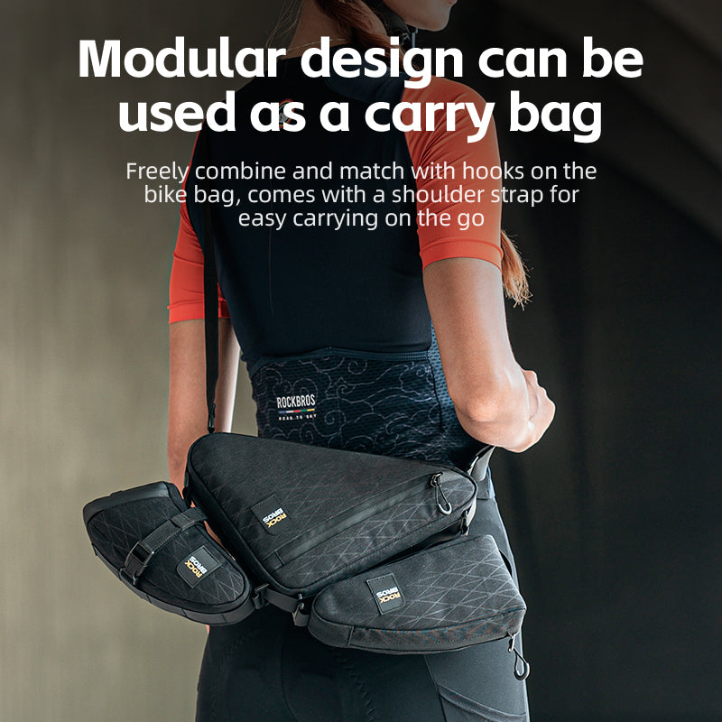 ROCKBROS Bicycle Combination Bags Set - Top Tube, Triangle, Saddle Bags