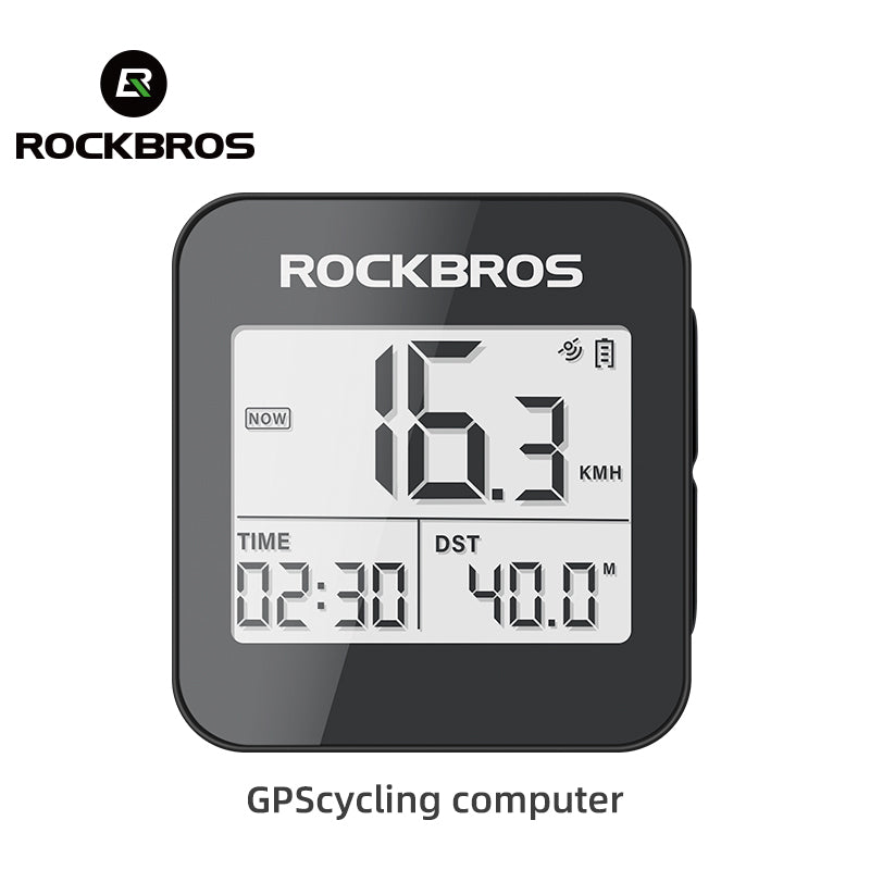 ROCKBROS Smart GPS Speedometer - IPX6 Waterproof Cycling Computer