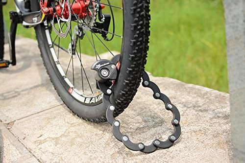 ROCKBROS-Bike Anti Theft Lock Chain Lock Folding Lock Square Hamburger Lock