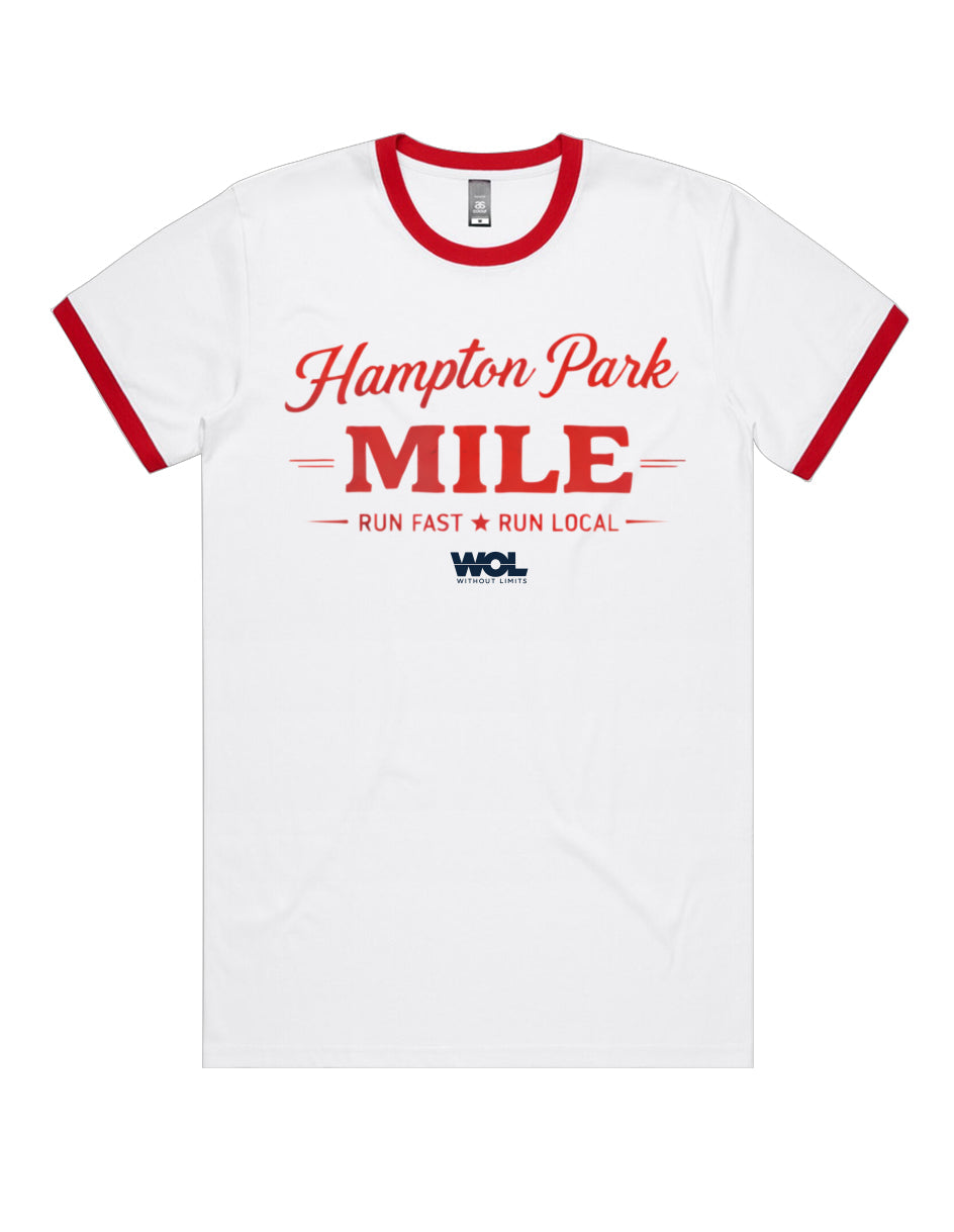 Hampton Park Mile Vintage Ringer Tee