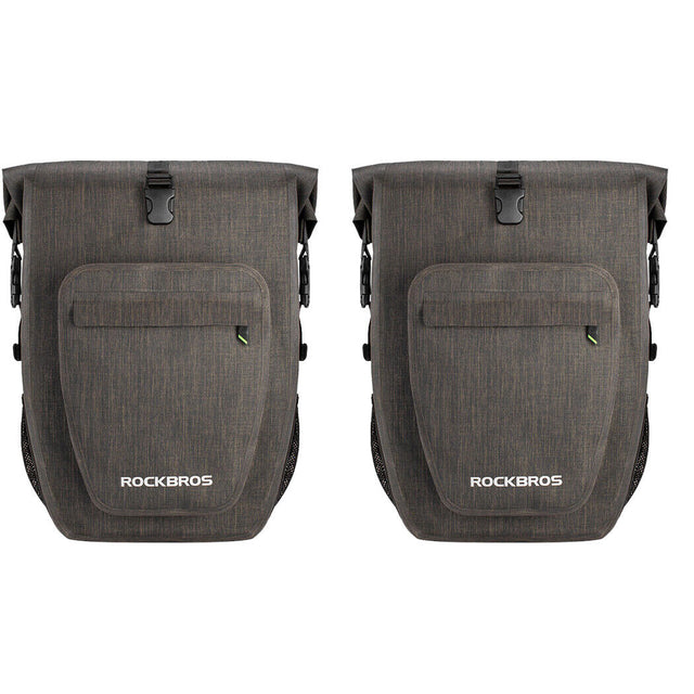 ROCKBROS Pro Cycling Saddlebag in Grey or Black - Single/Pair