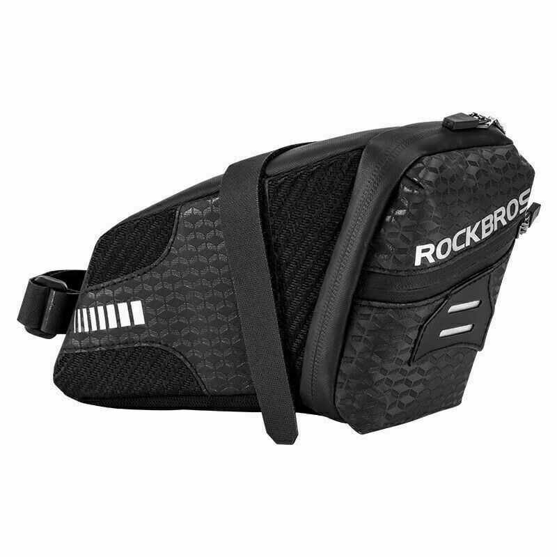 ROCKBROS 1.5L Waterproof Bicycle Saddle Bag - Durable, Reflective, Easy Install