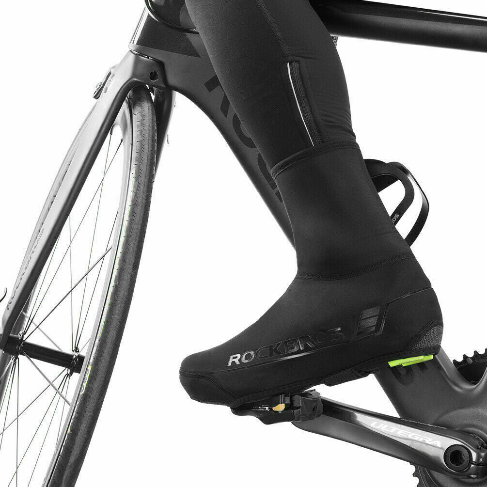 ROCKBROS Winter Warm Cycling Shoe Covers Windproof Protector Overshoes