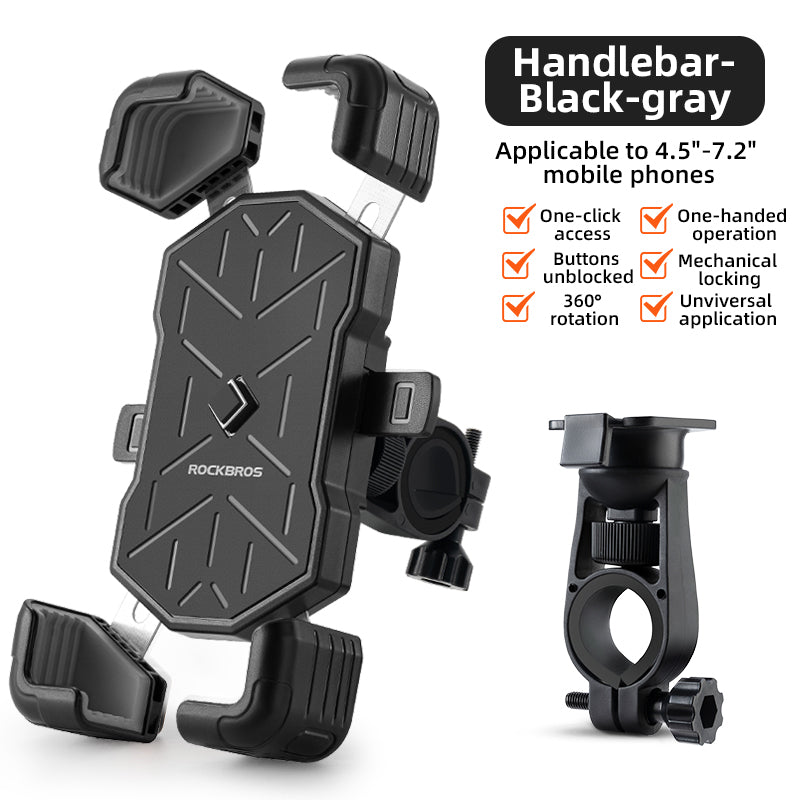 ROCKBROS HW-117 Bike Phone Mount 1s Lock Bike