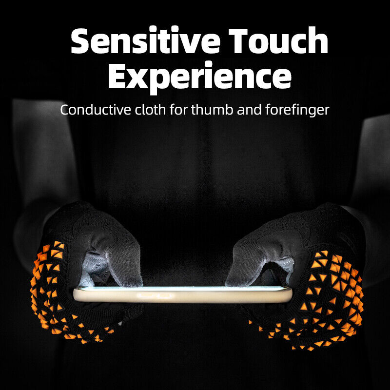 ROCKBROS Cycling Glove SBR Palm Bicycle Long Finger 3D Anti-collision Gloves