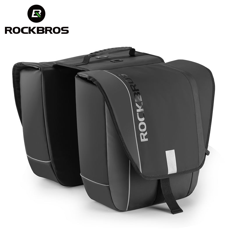 Super 30-Litre Bicycle Saddlebags in Black