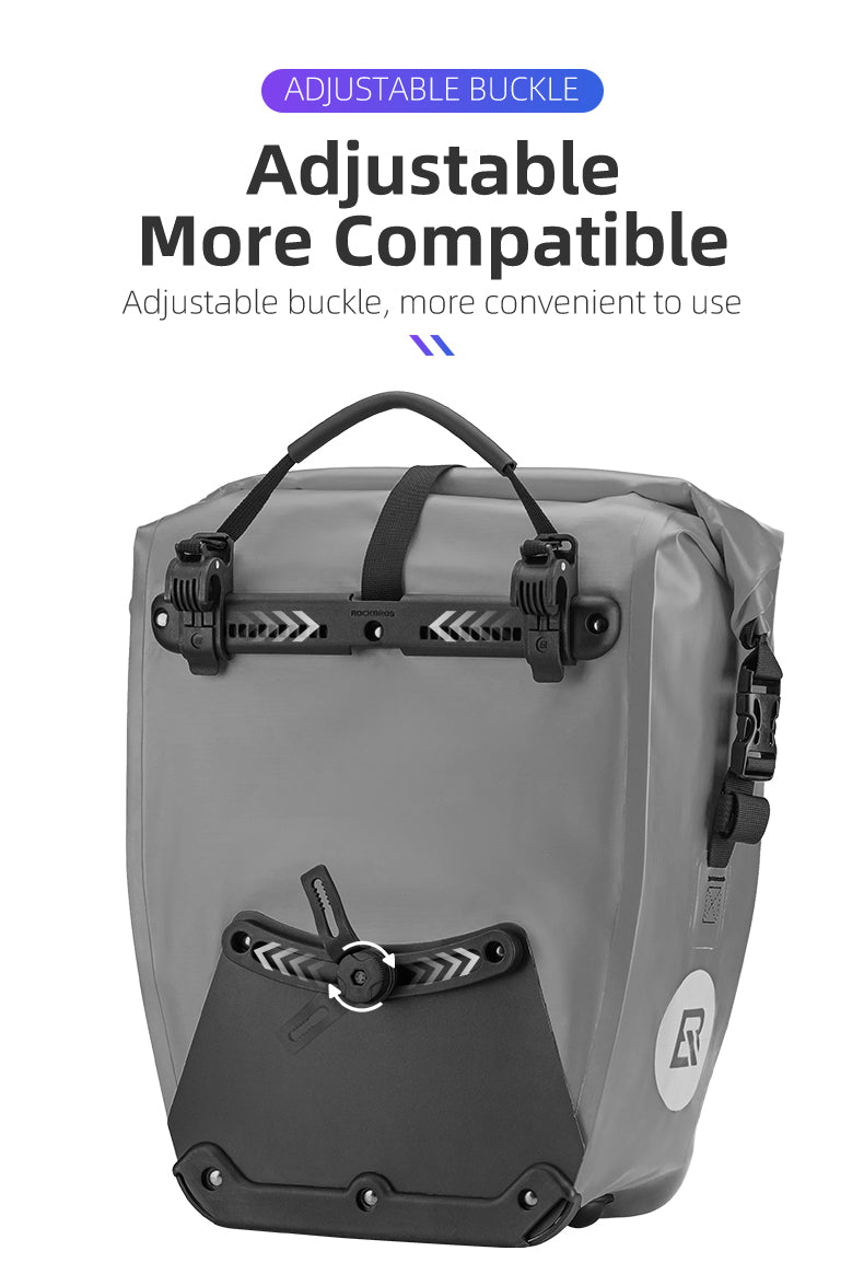 Deluxe Large Capacity Bicycle Saddlebag in Various Colours
