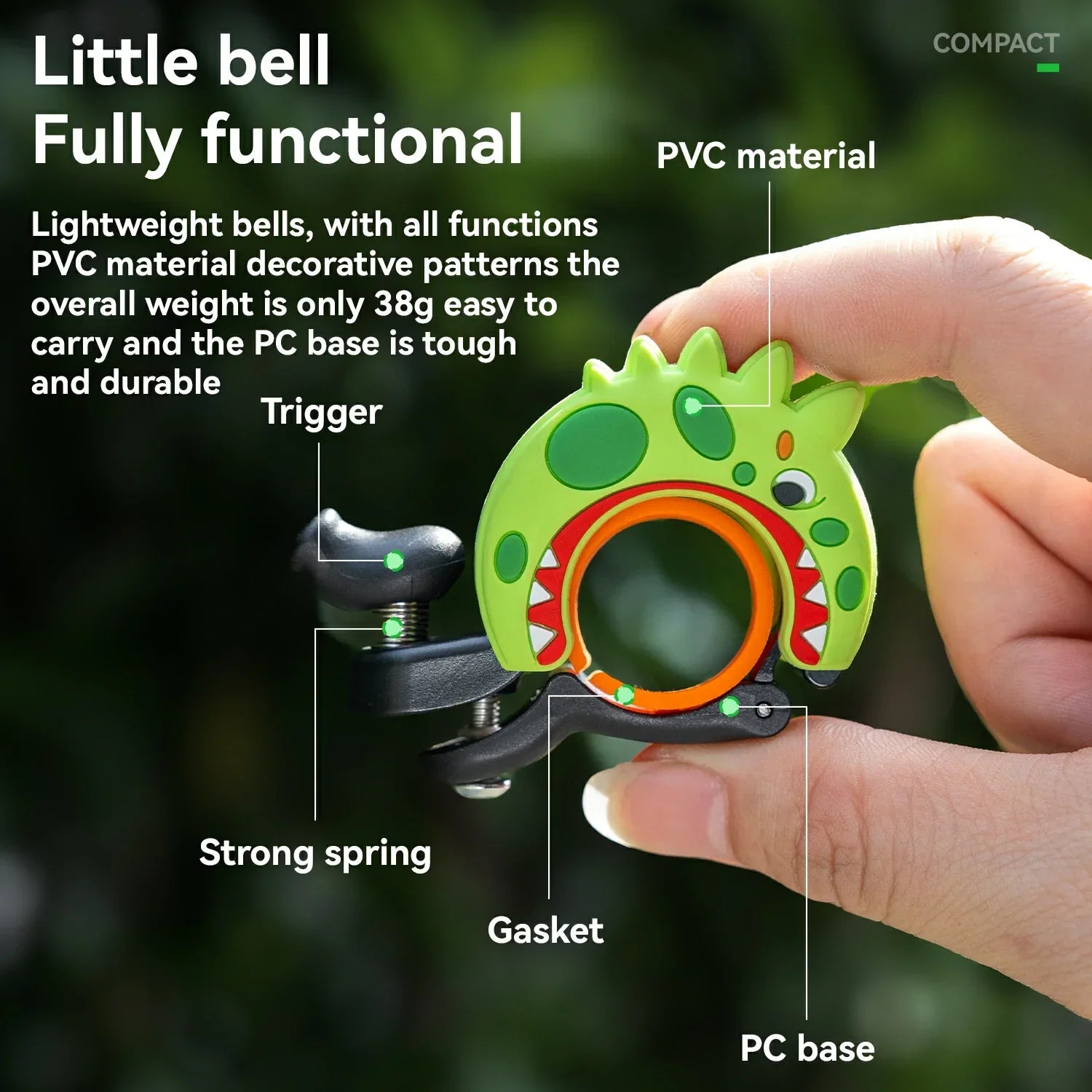 ROCKBROS Cute Cartoon Bicycle Bell