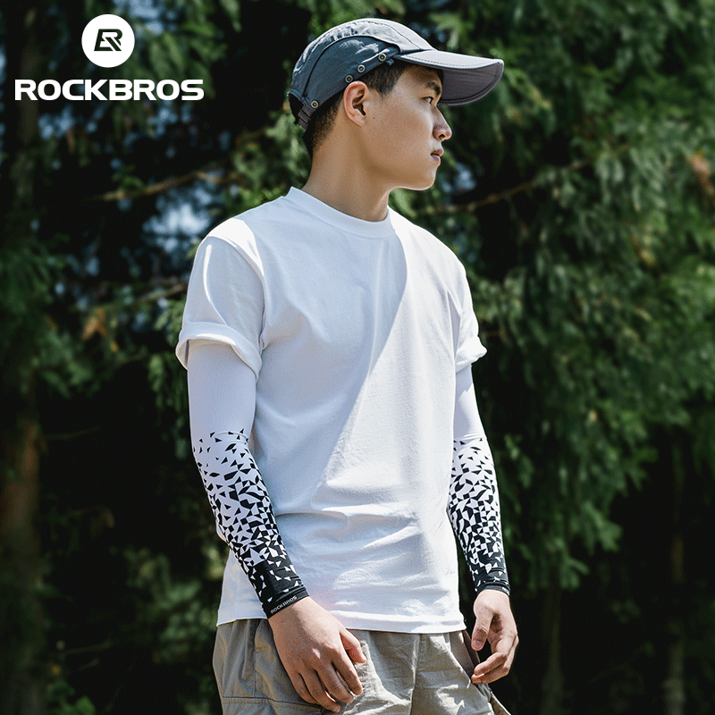 ROCKBROS Sun Protection Arm Sleeves Cooling Running