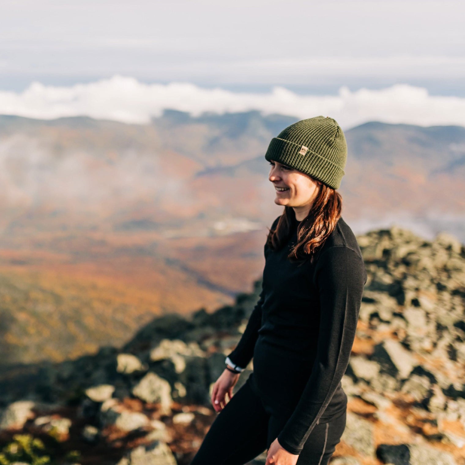 Midweight - Everyday Rib Knit Beanie 100% Merino Wool