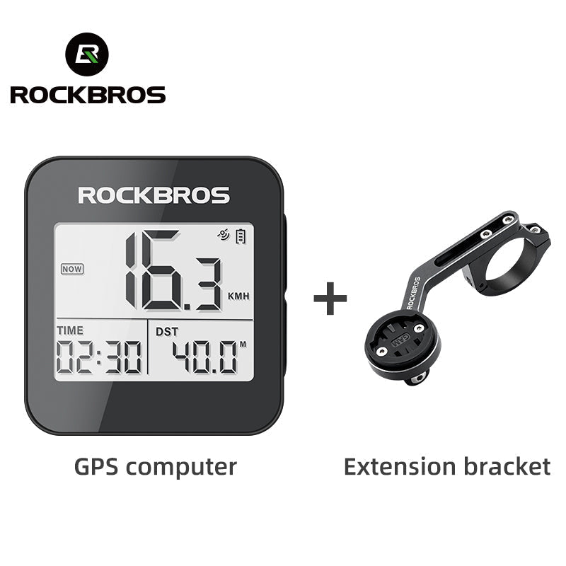 ROCKBROS Smart GPS Speedometer - IPX6 Waterproof Cycling Computer