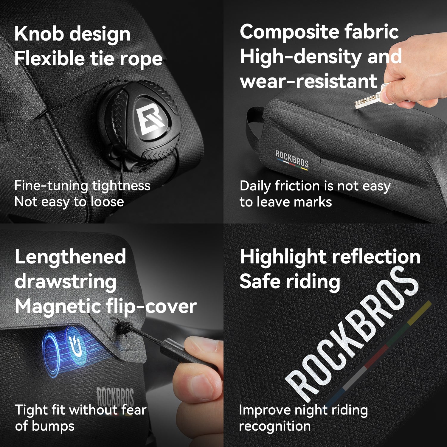 ROCKBROS Magnetic Top Tube Bag Waterproof | Road to Sky