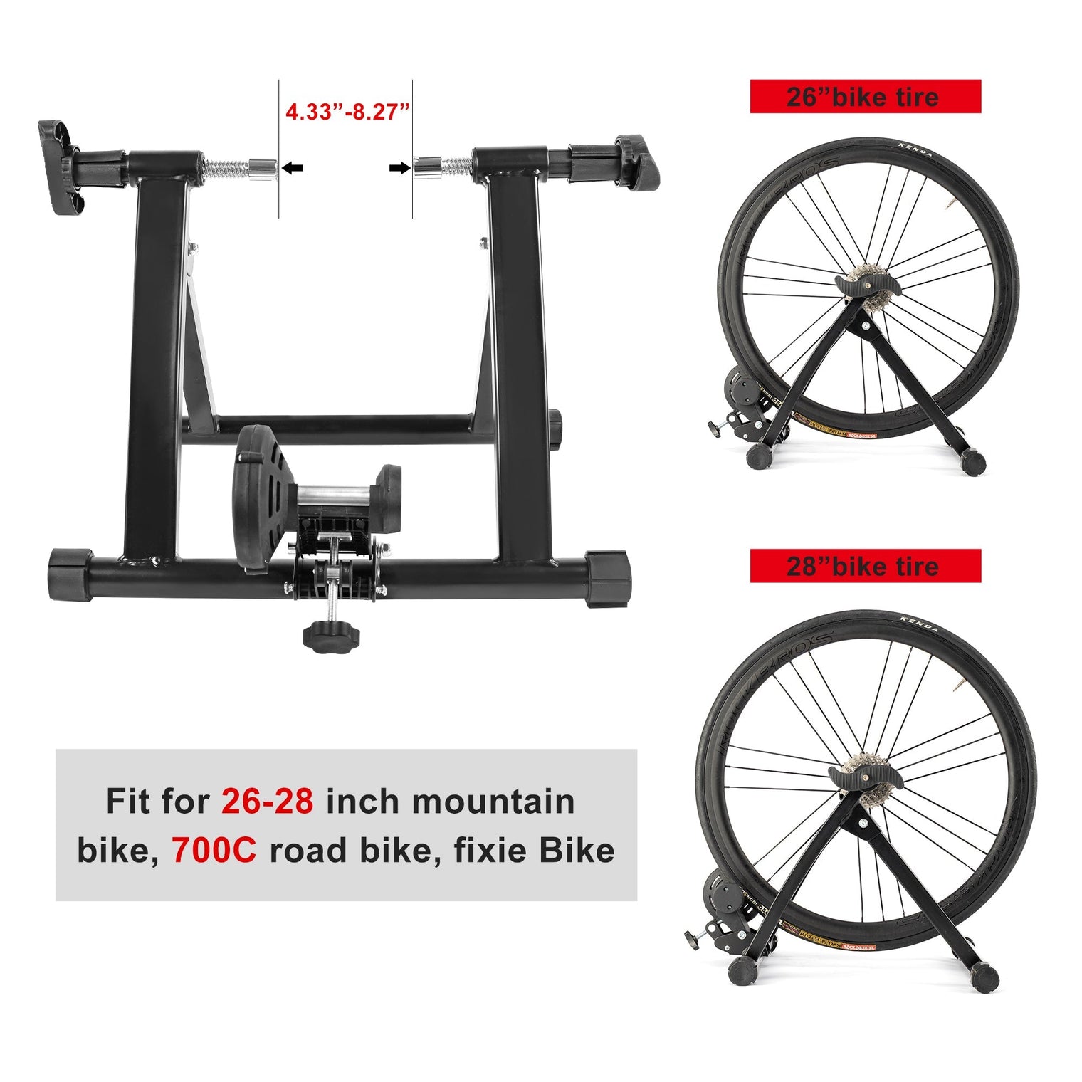 ROCKBROS Foldable Bike Trainer Stand for Indoor Cycling Exercise