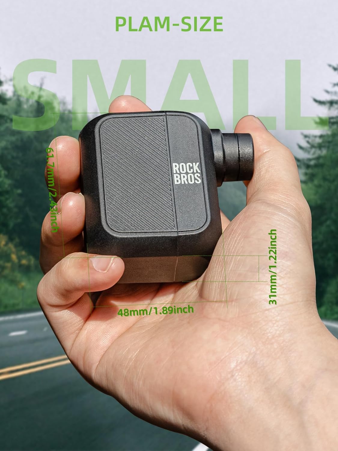 Mini Electric Bike Pump Portable 100 PSI with Type-C Charging