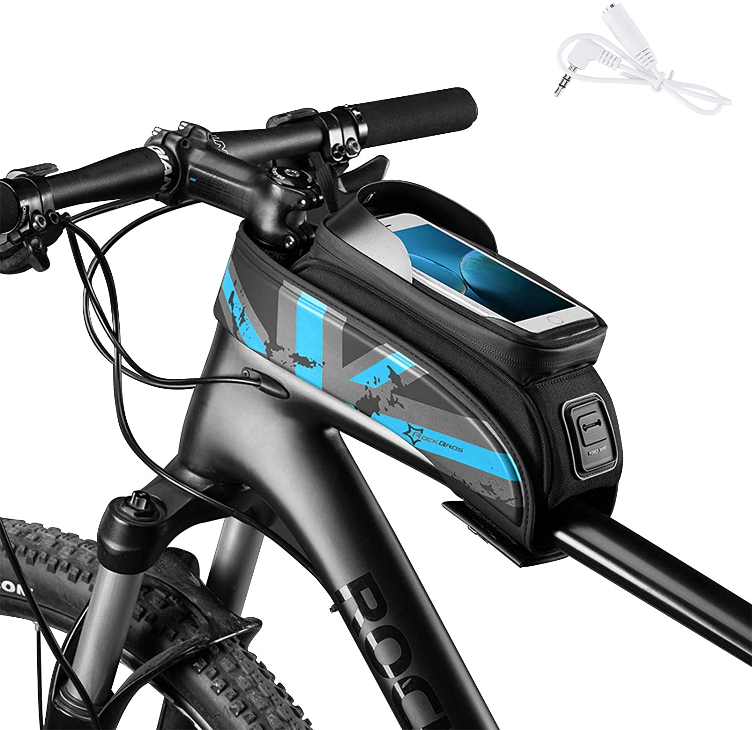 ROCKBROS-Bike Phone Bag Bike Front Frame Bag Sensitive Touch Screen