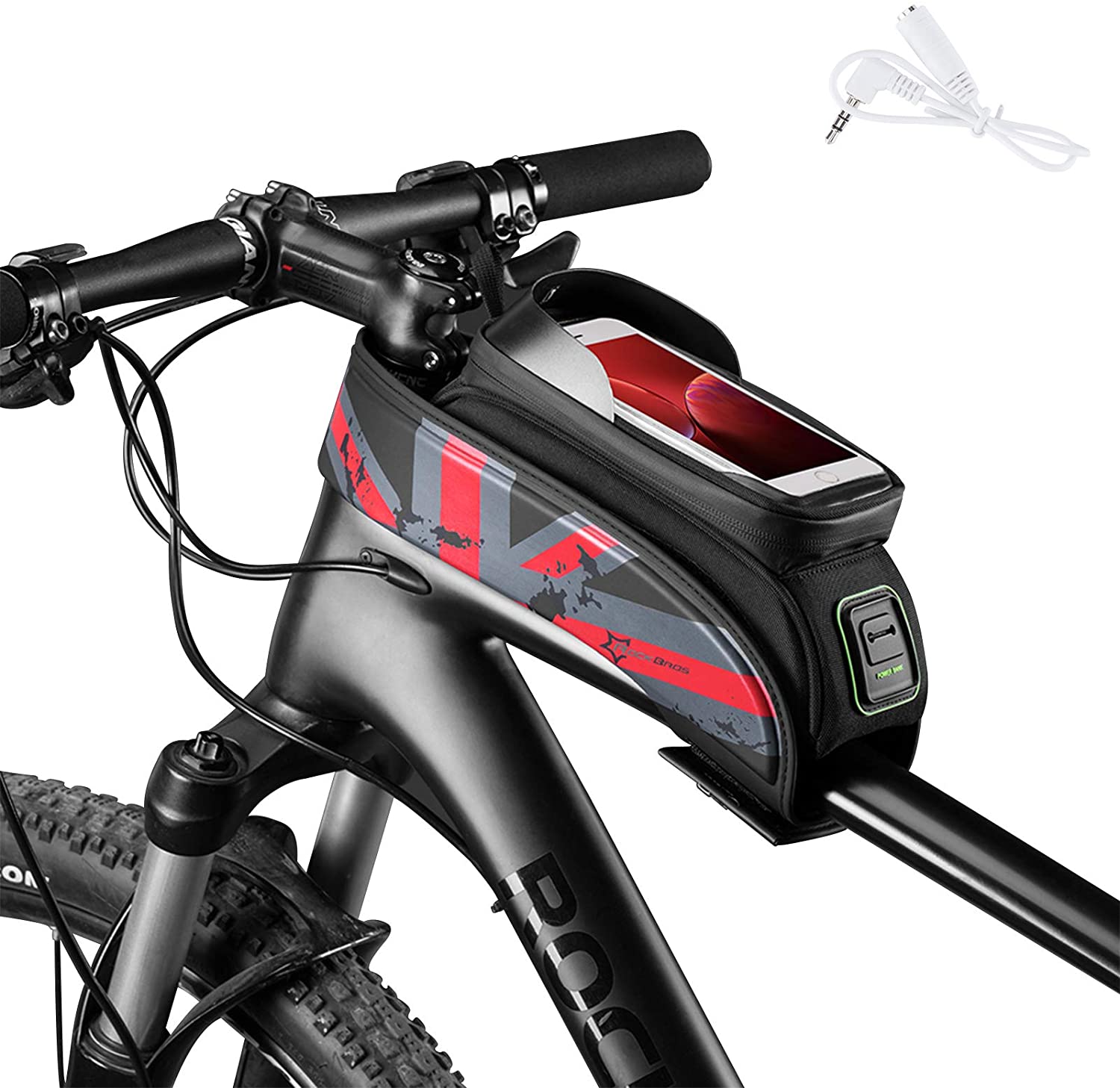 ROCKBROS-Bike Phone Bag Bike Front Frame Bag Sensitive Touch Screen