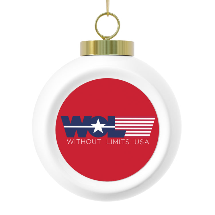 WOL USA Christmas Ball Ornament