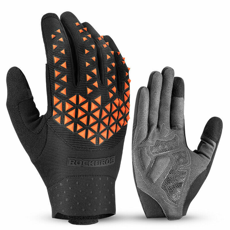 ROCKBROS Cycling Glove SBR Palm Bicycle Long Finger 3D Anti-collision Gloves