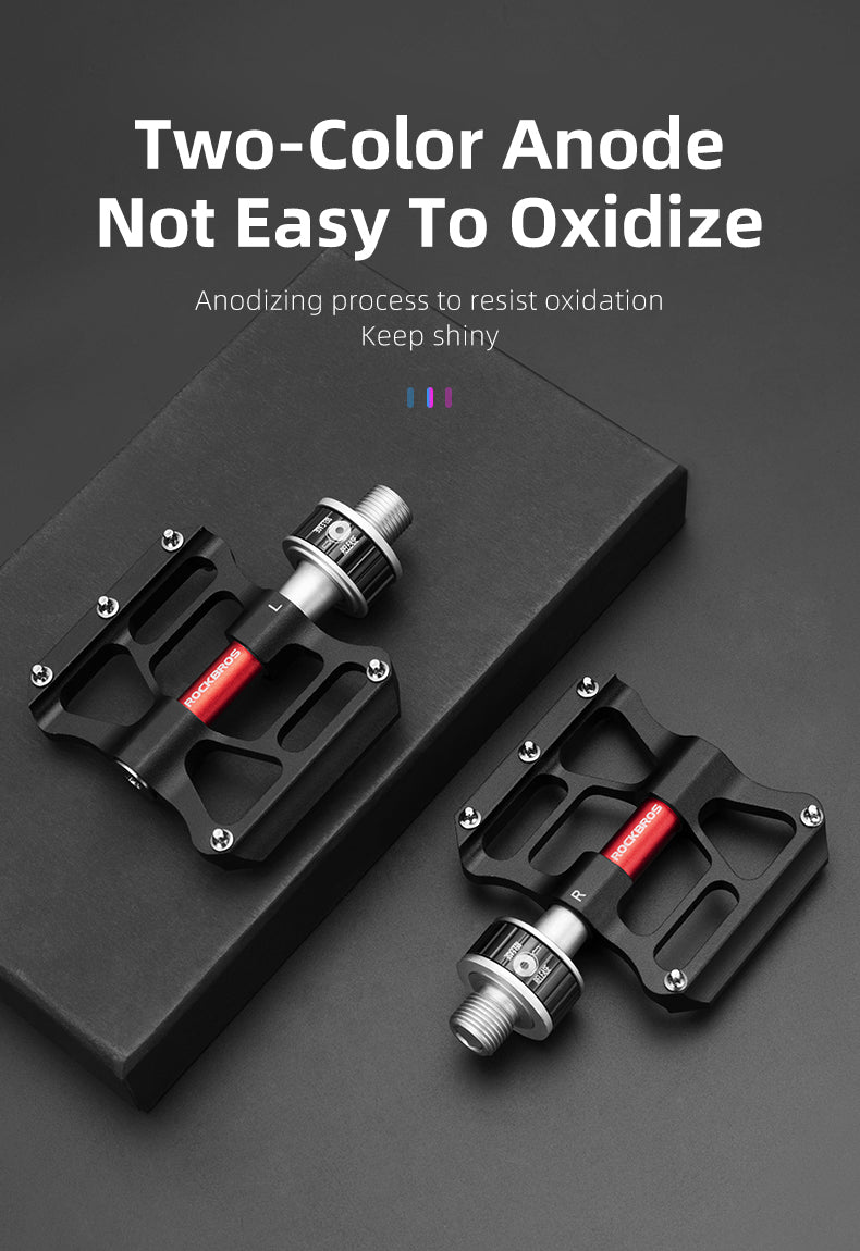 ROCKBROS Quick-Release Bike Pedals in Black (Pair)