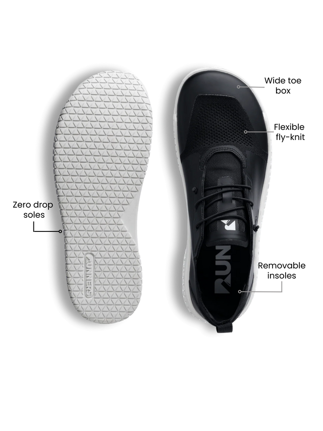 Legend Hybrid Barefoot Trainer Black