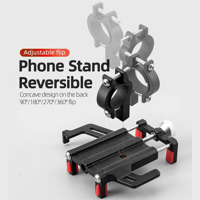 ROCKBROS Bike Mobile Phone Holder CNC Aluminum Bracket Five Claws Phone Holder