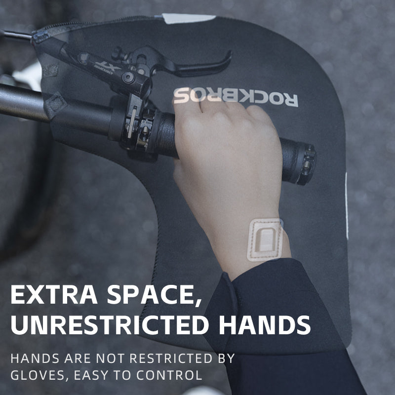 USB Charging Heated Winter Handlebar Mittens for Winter Cycling