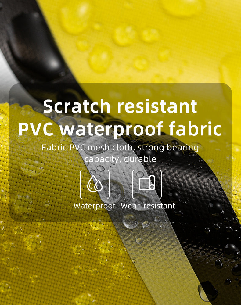 ROCKBROS Large Triangle Bicycle Saddlebag in Yellow