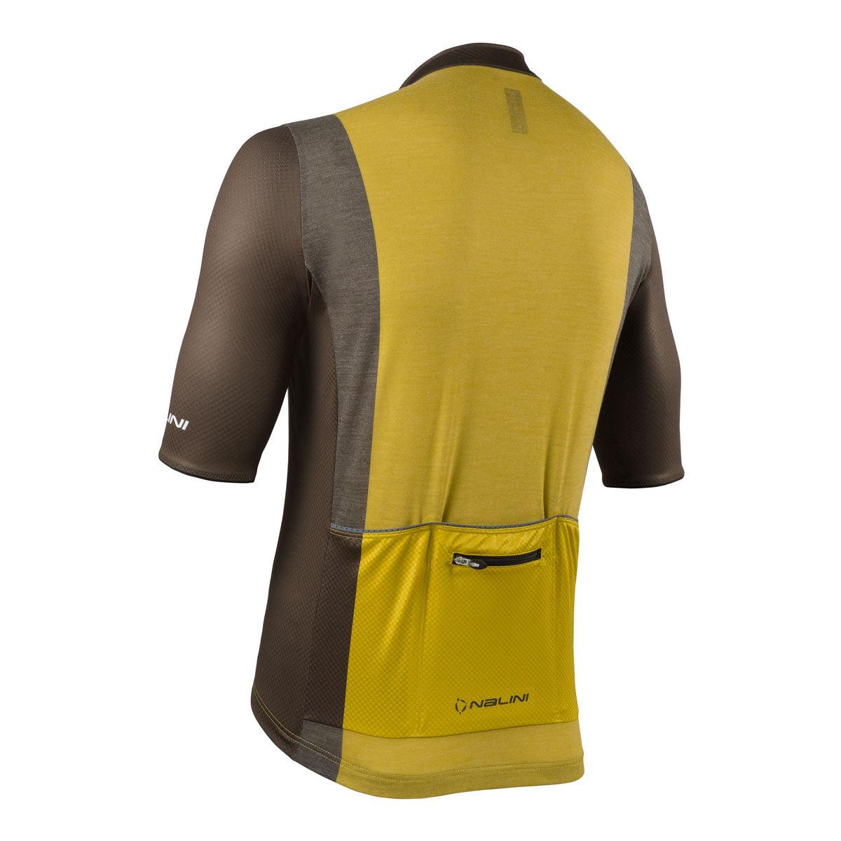 Nalini WOOL Men's Cycling Jersey (Olive/Green) S-3XL