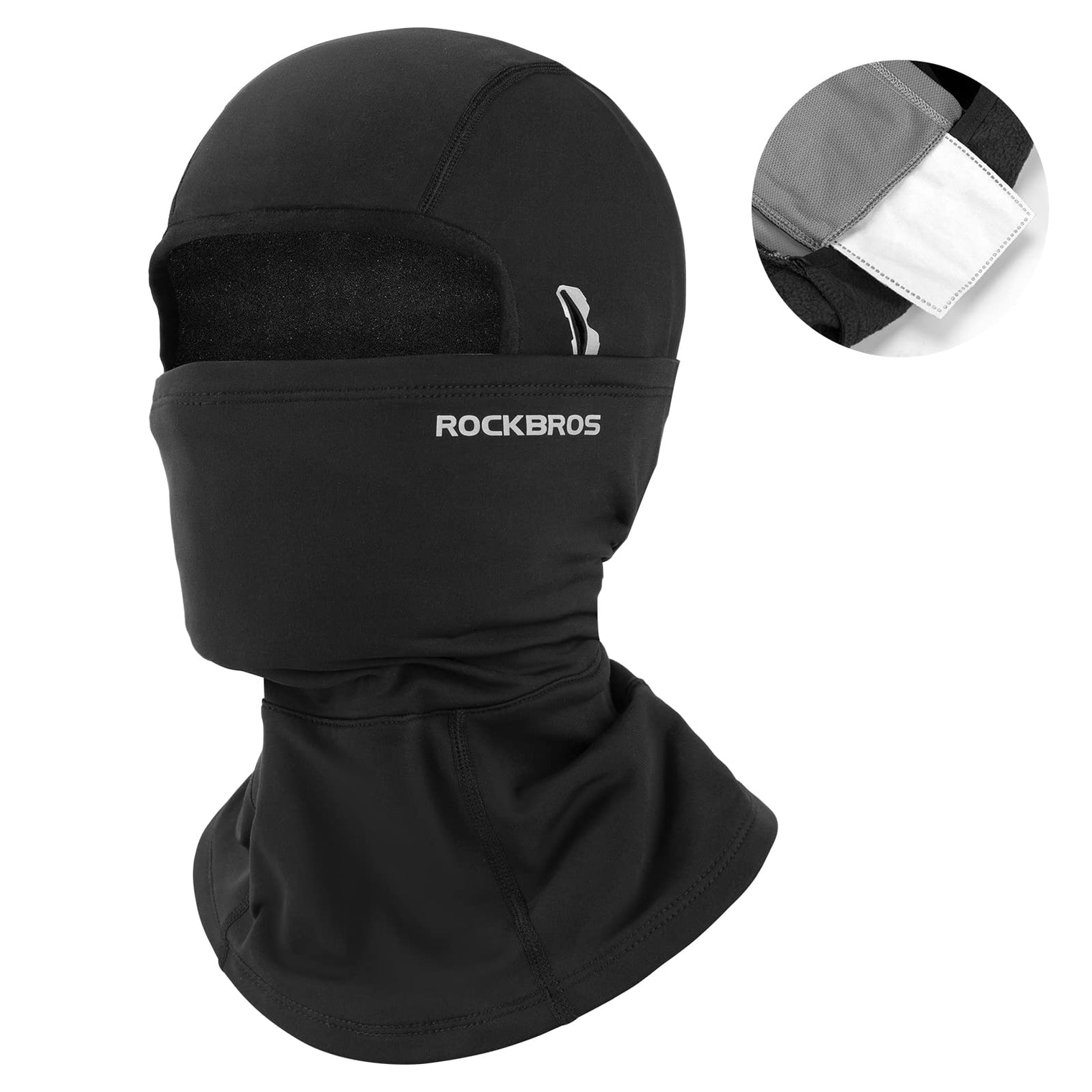 ROCKBROS Balaclava Ski Mask, Windproof Thermal Winter Neck Warmer Hood for Men Women