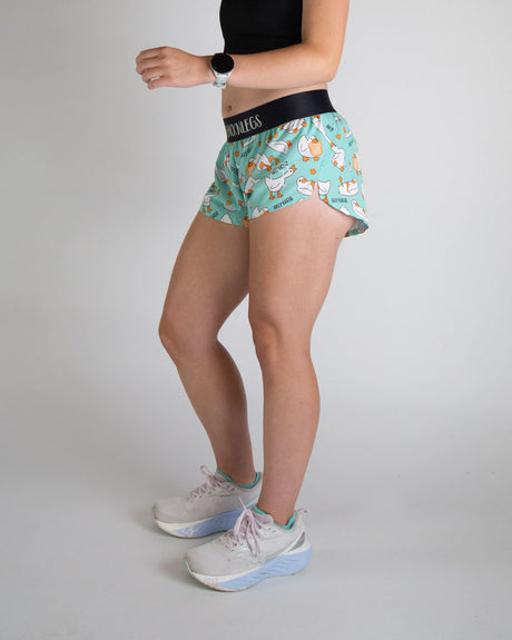Women's Silly Goose 1.5" Split Shorts