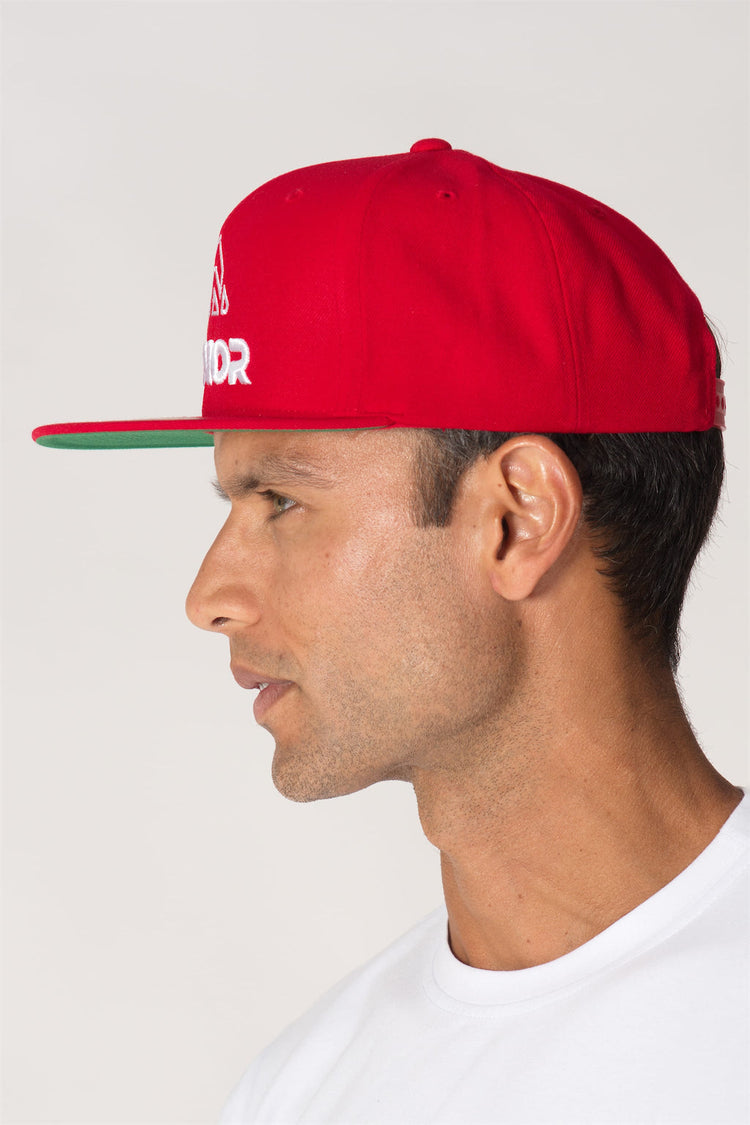Classic Cap Red/White Logo - Unisex