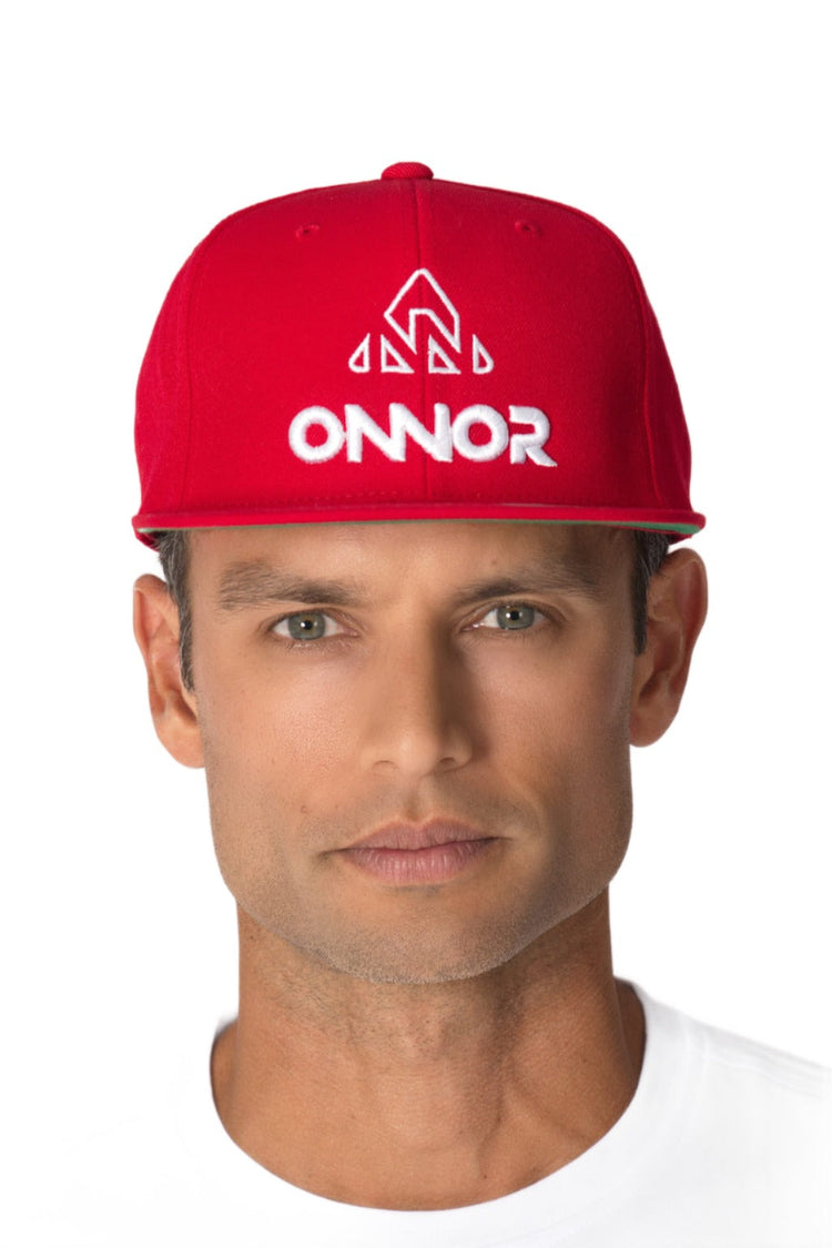Classic Cap Red/White Logo - Unisex
