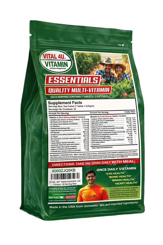 Vital 4U Essential 30-Day Multivitamin
