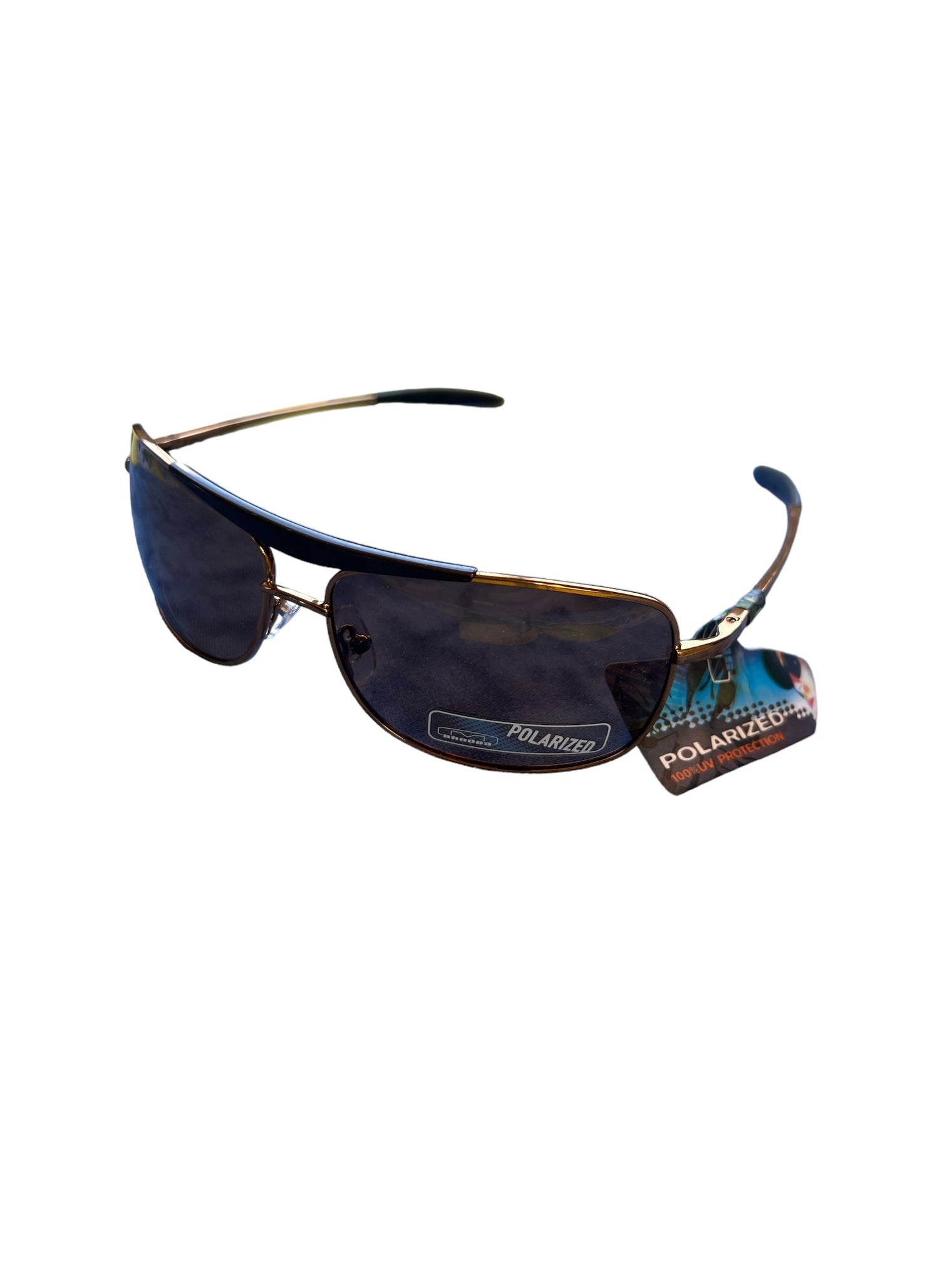 Mountain Shades Arc Polarized Sunglasses (Gold)