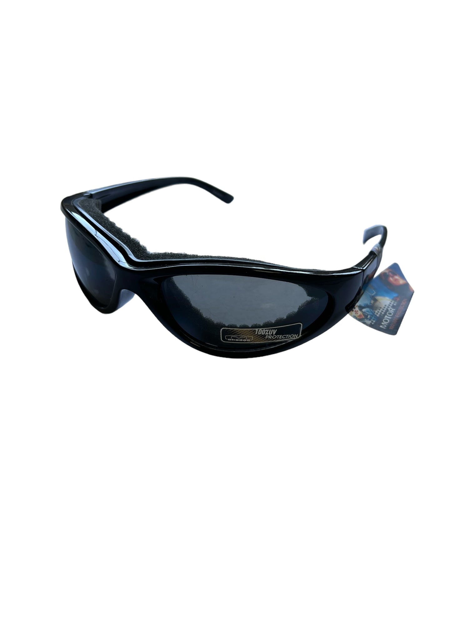 Mountain Shades Redline Sunglasses, Shiny Black with Smoke Lenses