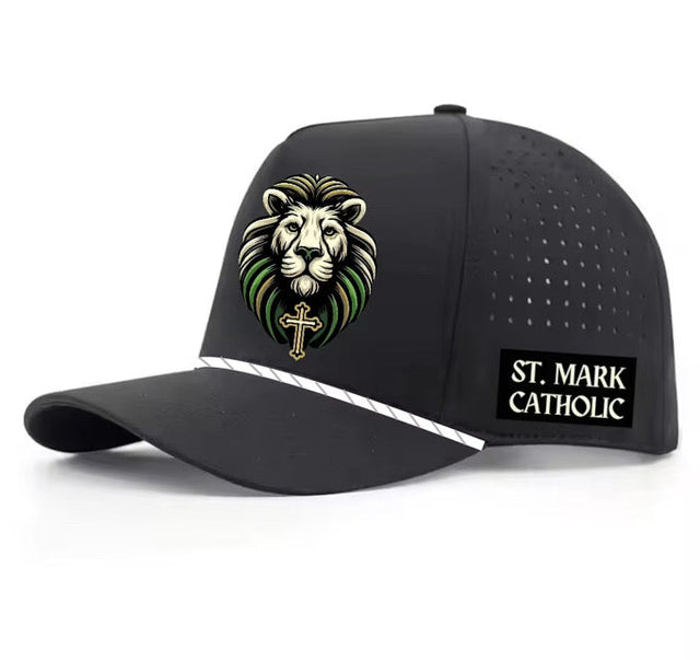 St. Mark Catholic Ripstop Rope Hat with PVC Rubber Patch