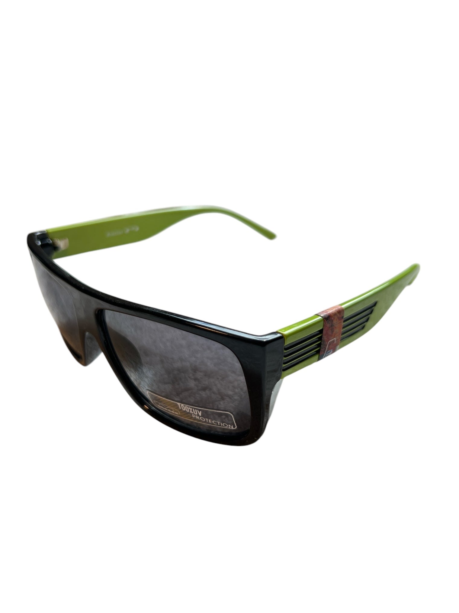 Mountain Shades Brazzos Sunglasses (Black/Lime Green)
