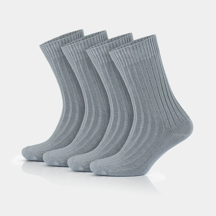 97% Cotton Crew Socks for Men and Women - Colorful