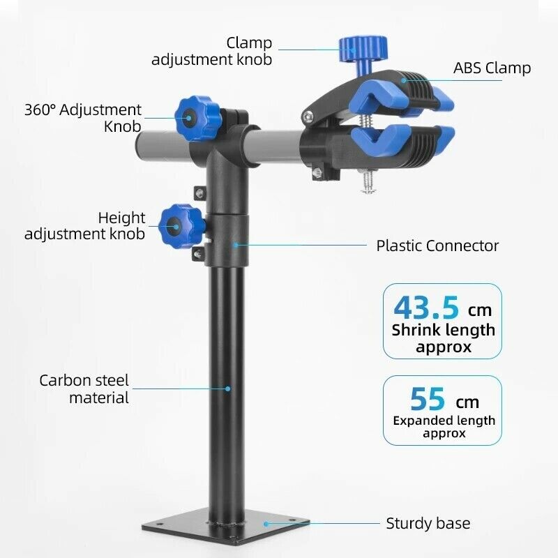ROCKBROS Bike Repair Stand Wall Mounted Bike Maintenance Stand Station Adjustable Height