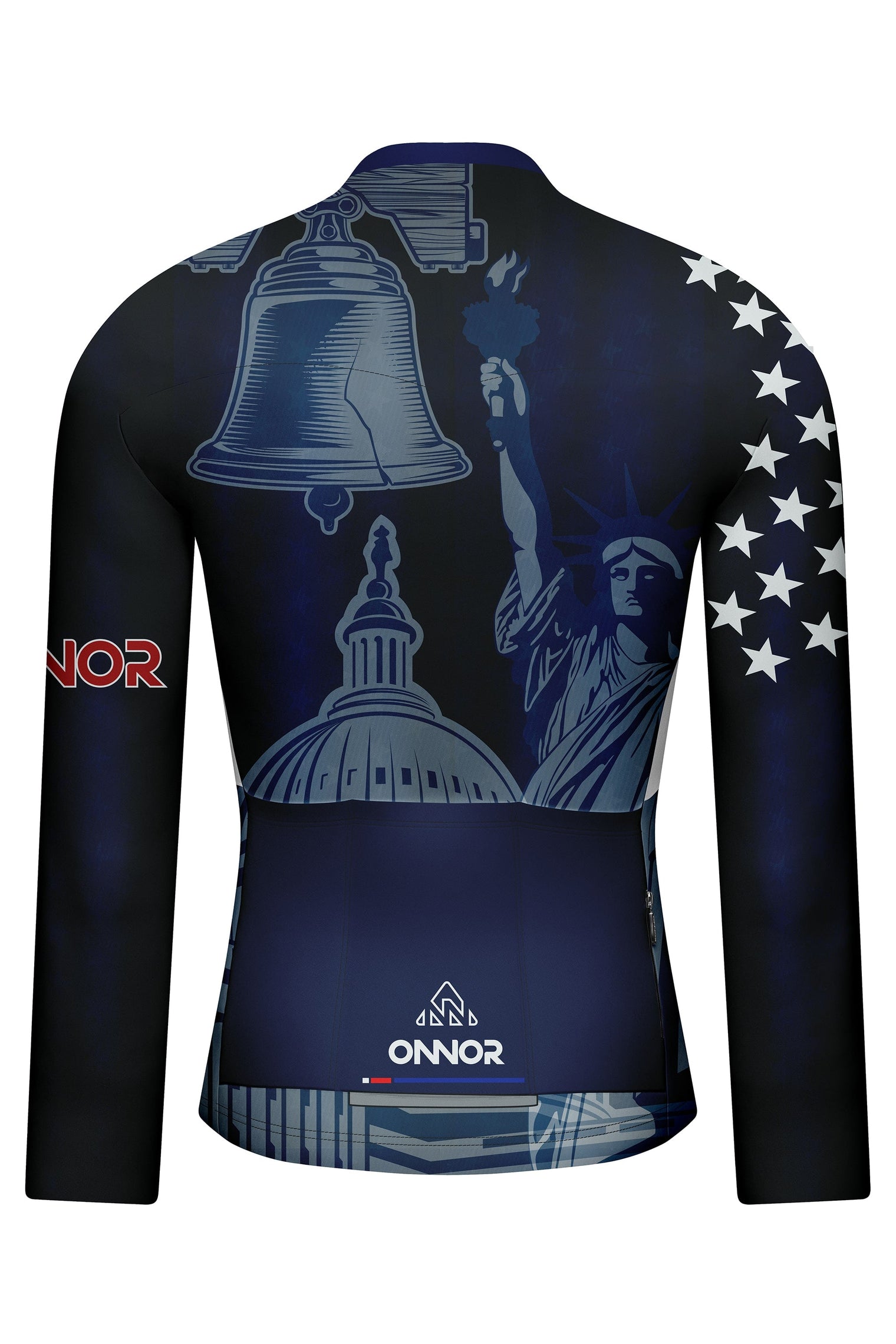 Men's American Pride Elite Cycling Jersey Long Sleeve