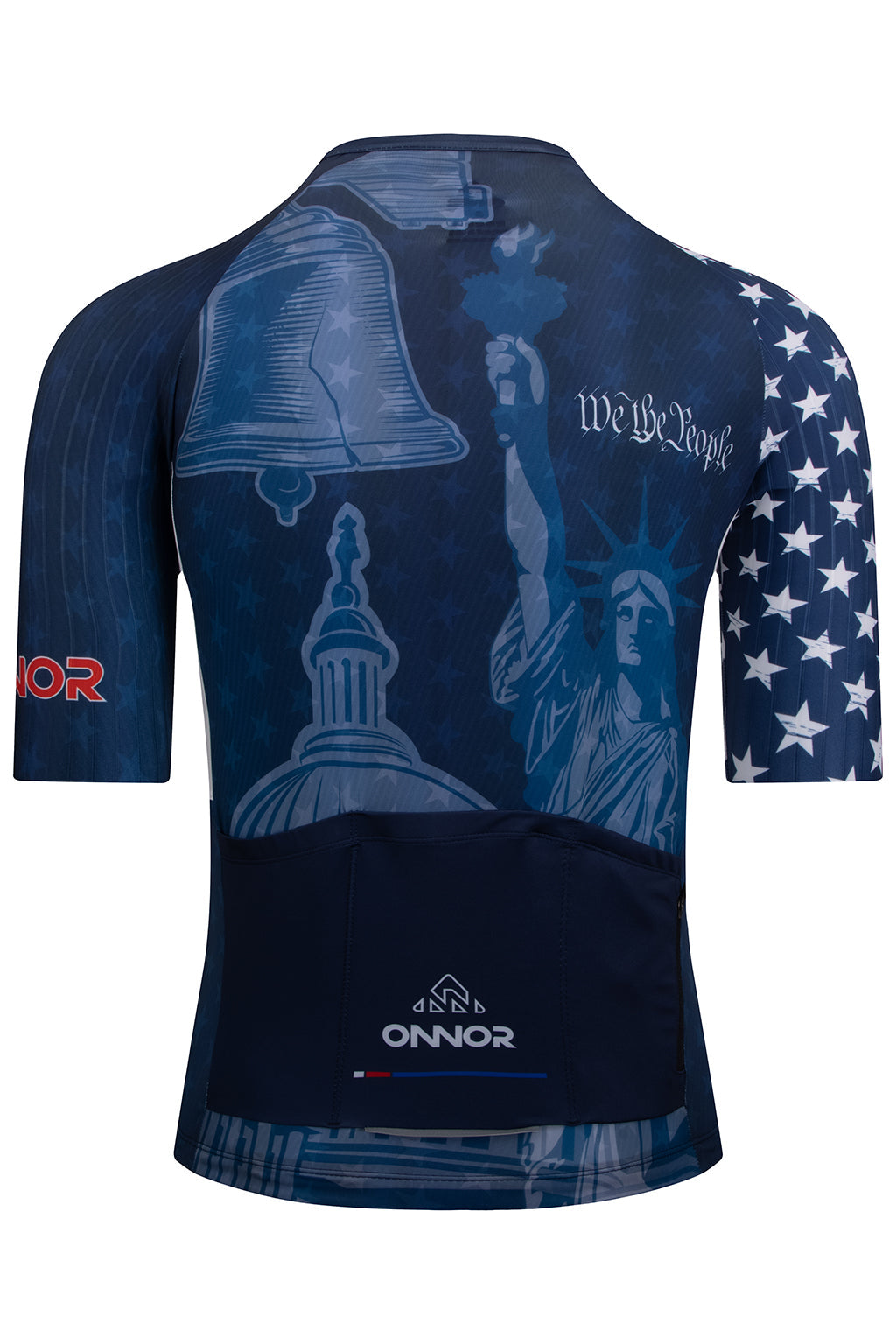 Men's American Pride Elite Cycling Jersey Short Sleeve