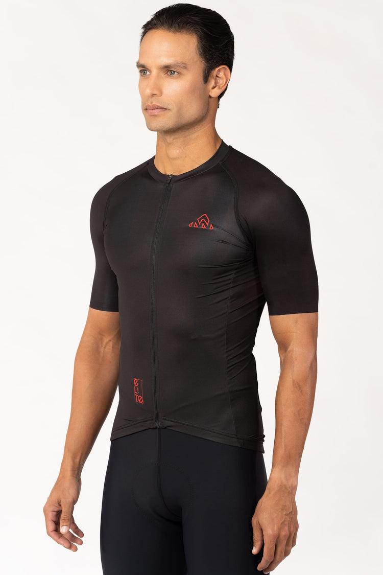 Men's DNA Black Elite Cycling Jersey