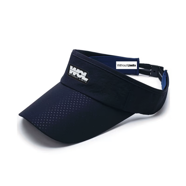 Breathable Lightweight Mesh Visor w/ PVC Rubber Patch