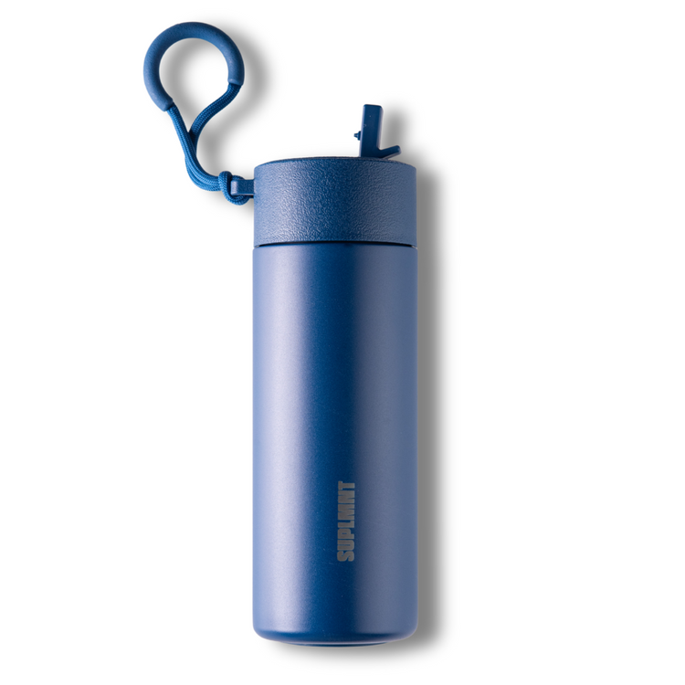 24 oz Water Bottle with Straw Lid