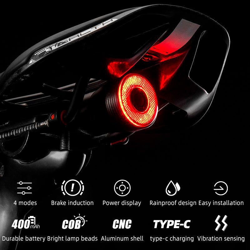 ROCKBROS 1000 Lumen Front Bike Light + Smart Brake & Tail Light Q5 Set
