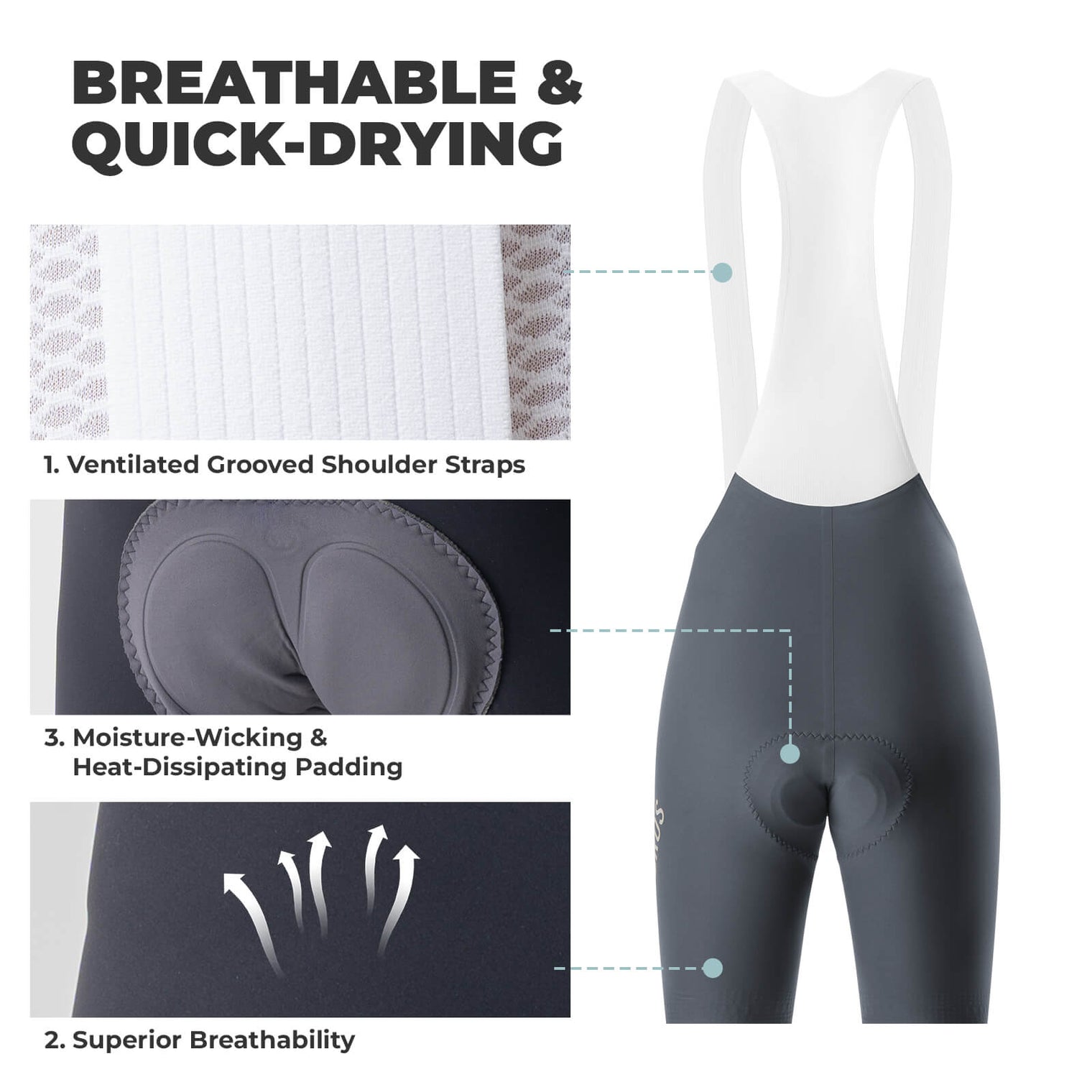 DOLOMITI Pads Men¡¯s Cycling Bib Shorts