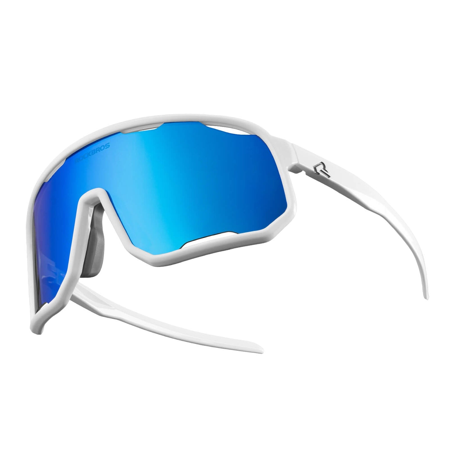ROCKBROS Polarized Sunglasses UV400 Transparent Cycling Glasses Windproof TR90 Frame
