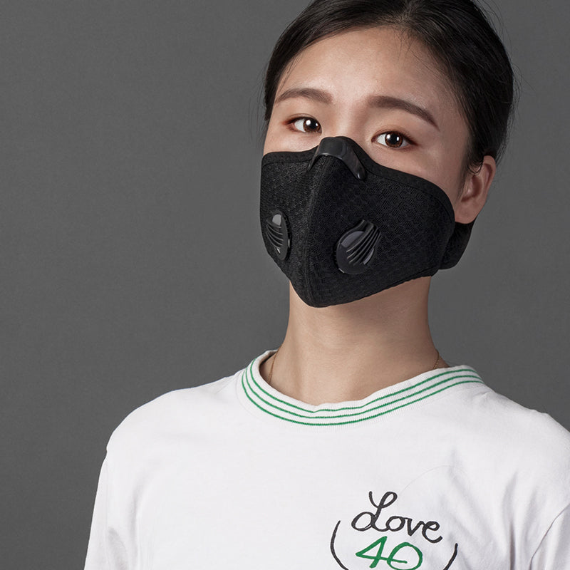 ROCKBROS-Cycling Face Mask Filter PM2.5 Anit-fog Breathable Dust-proof Mask Anti-droplet- Buy 5 get 50% OFF