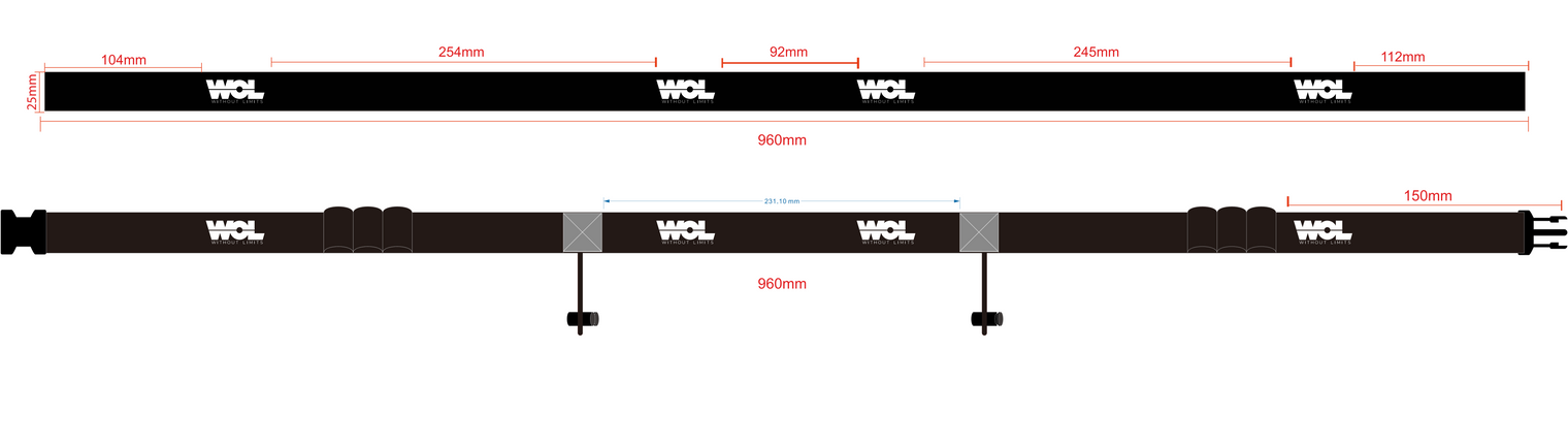WOL Custom Tri/Race Belt