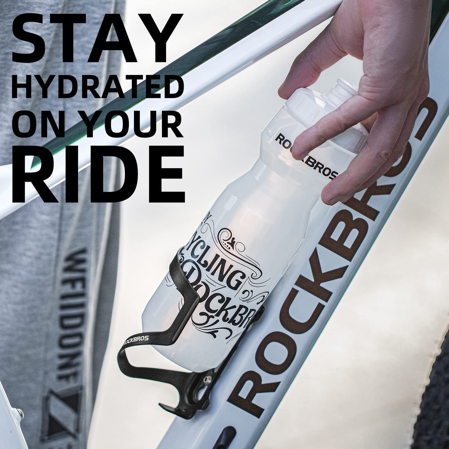 ROCKBROS Bike Water Bottle Holder Alloy Aluminum Bicycle Cage for Road and Mountain Bikes